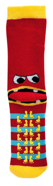 6 Paar TippTexx 24 Kinder ABS Stoppersocken Freche Bande
